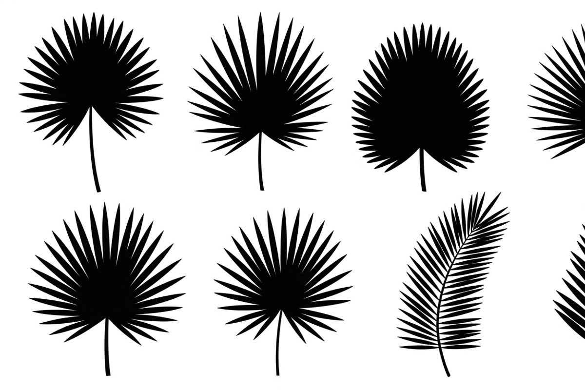 Stylish tropical palm wall decor, an Illustration by Amazin_art (Photo 17 of 33)