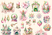 Big christmas  watercolour clipart, a Decorative Illustration by Hello My Print (Thumbnail 11 of 11)