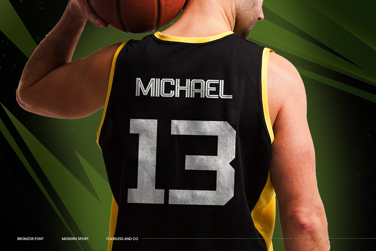 Bronzor - Sport Display Font, a Font by Flawless And Co (Photo 5 of 10)