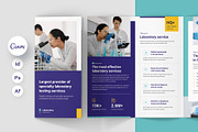 Laboratory Brochure Trifold Template, a Brochure Template by artbart (Thumbnail 1 of 9)