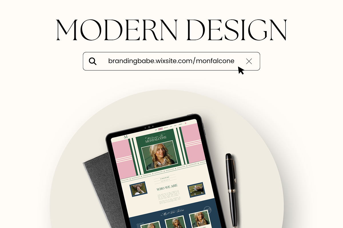 Wix Website Template Small Business, a Wix Template by Branding Babe Co. (Photo 7 of 10)