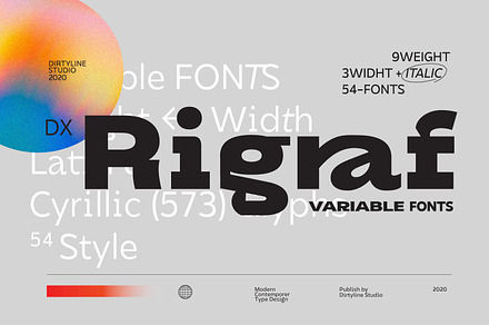 75% OFF DX Rigraf - 18 Font, a Sans Serif Font by Dirtyline Studio