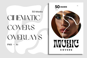 50 Cinematic Cover Overlay Clip Mask