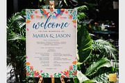 Mexican Wedding Program | CANVA, a Stationery Template by Creative Market (Thumbnail 2 of 6)
