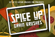 SPICE UP GRAIN BRUSHES for Procreate, a Brush Add-On by danusetyaji (Thumbnail 1 of 8)