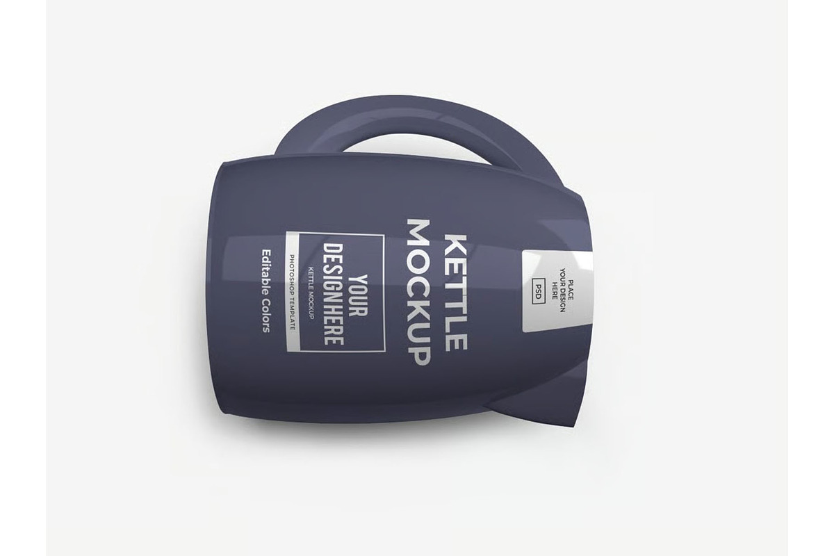 Modern Kettle Mockup Template Set, a Household Mockup by DesignRushMarket (Photo 11 of 11)