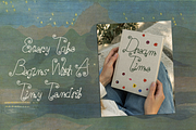 Tendril Tale - Monoline Display Font, a Handwritten Font by Lilithcollageart (Thumbnail 9 of 10)