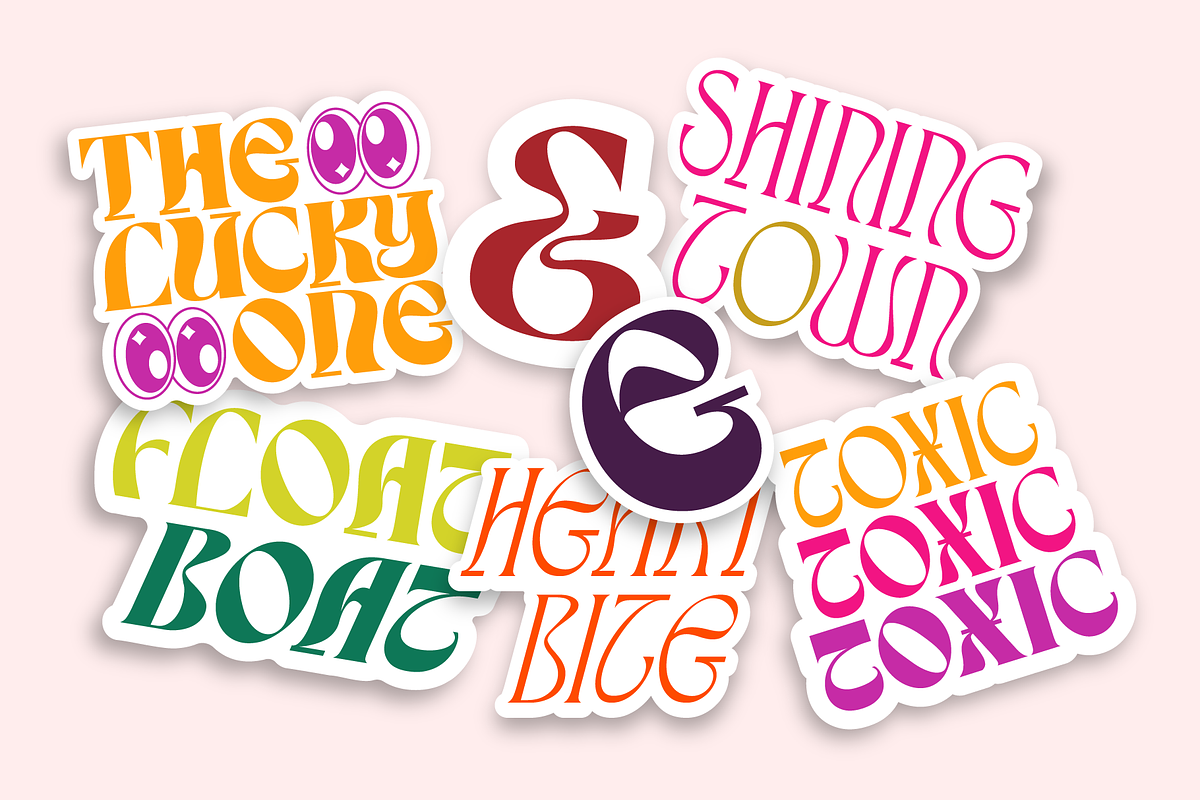 Hypne Pop Display Font, a Serif Font by Sitintahitam (Photo 4 of 10)