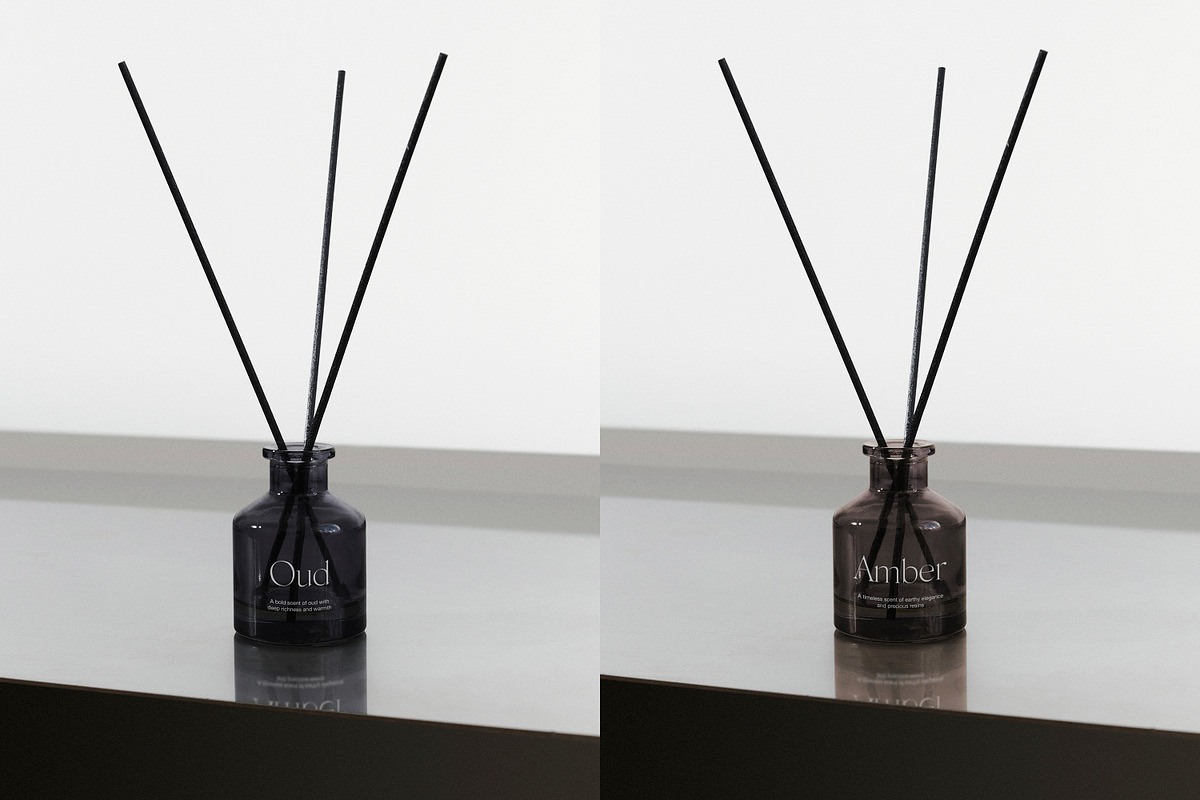 Glass Diffuser Bottle Mockup PSD, a Household Mockup by Feel This (Photo 3 of 3)