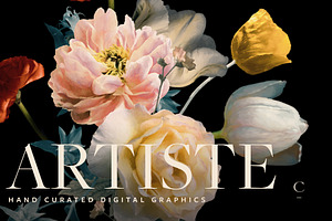 Vintage clip art - Artiste, an Illustration by Create The Cut