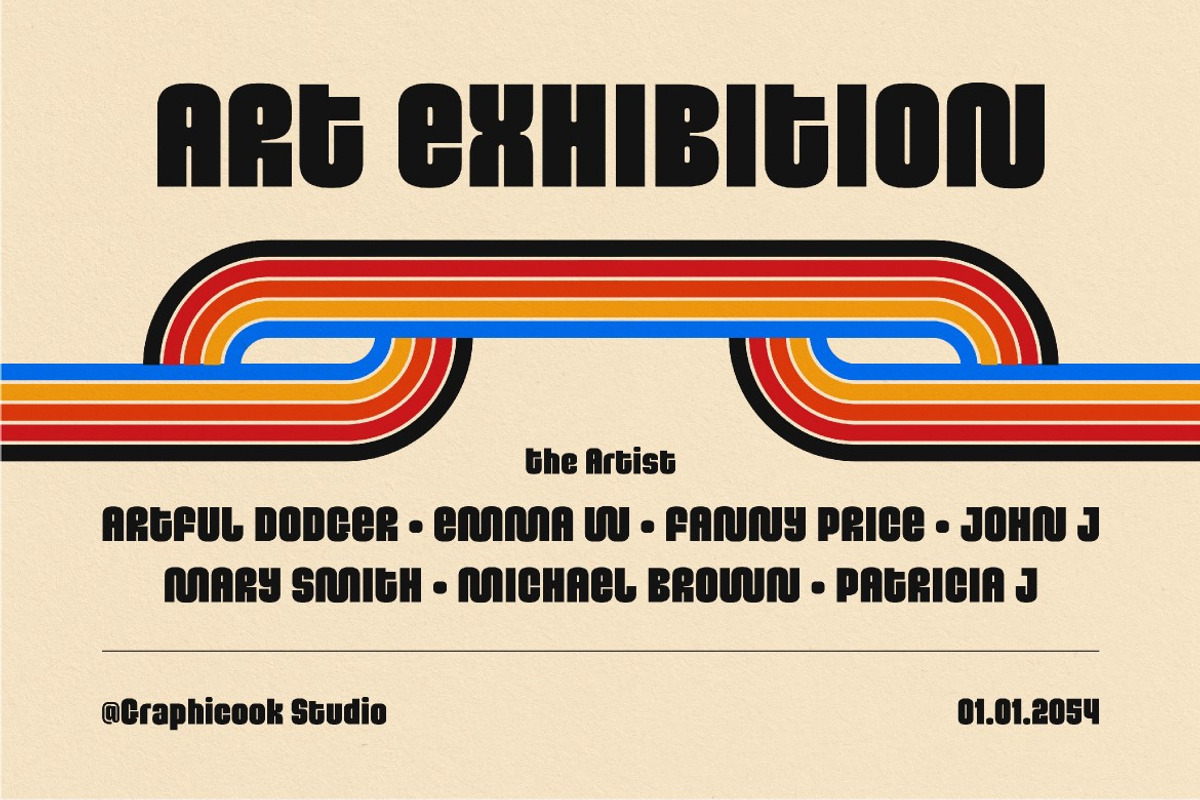 Sanjoyment, a Sans Serif Font by graphicook (Photo 8 of 10)