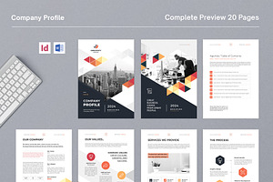 Company Profile InDesign & Ms Word