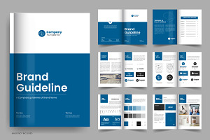 Brand Manual Template, Brochure