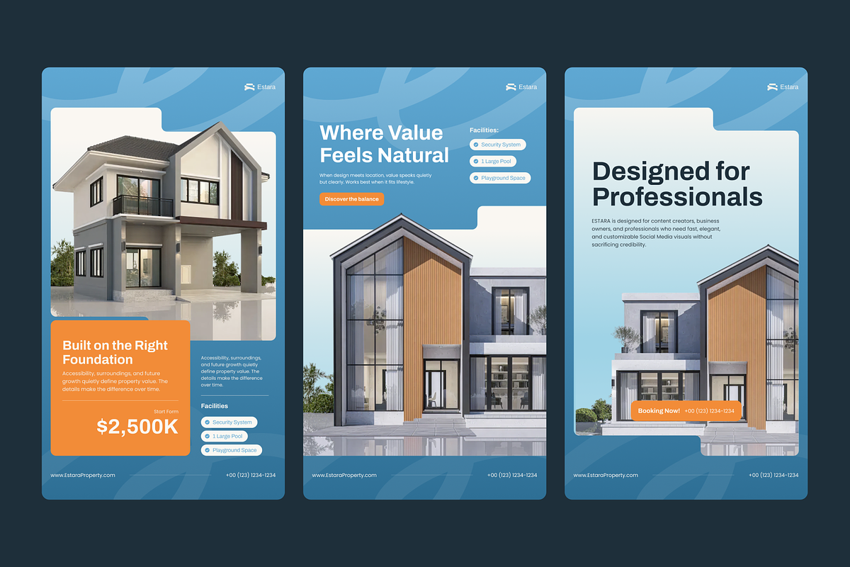 Estara - Real Estate Social Media, a Social Media Template by SLAB! Design (Photo 6 of 8)