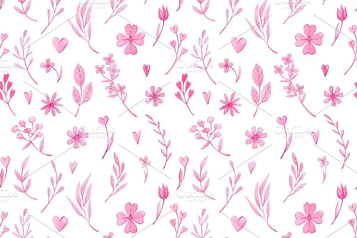 Valentines day, a Decorative Illustration by Watercolor life (Photo 5 of 6)
