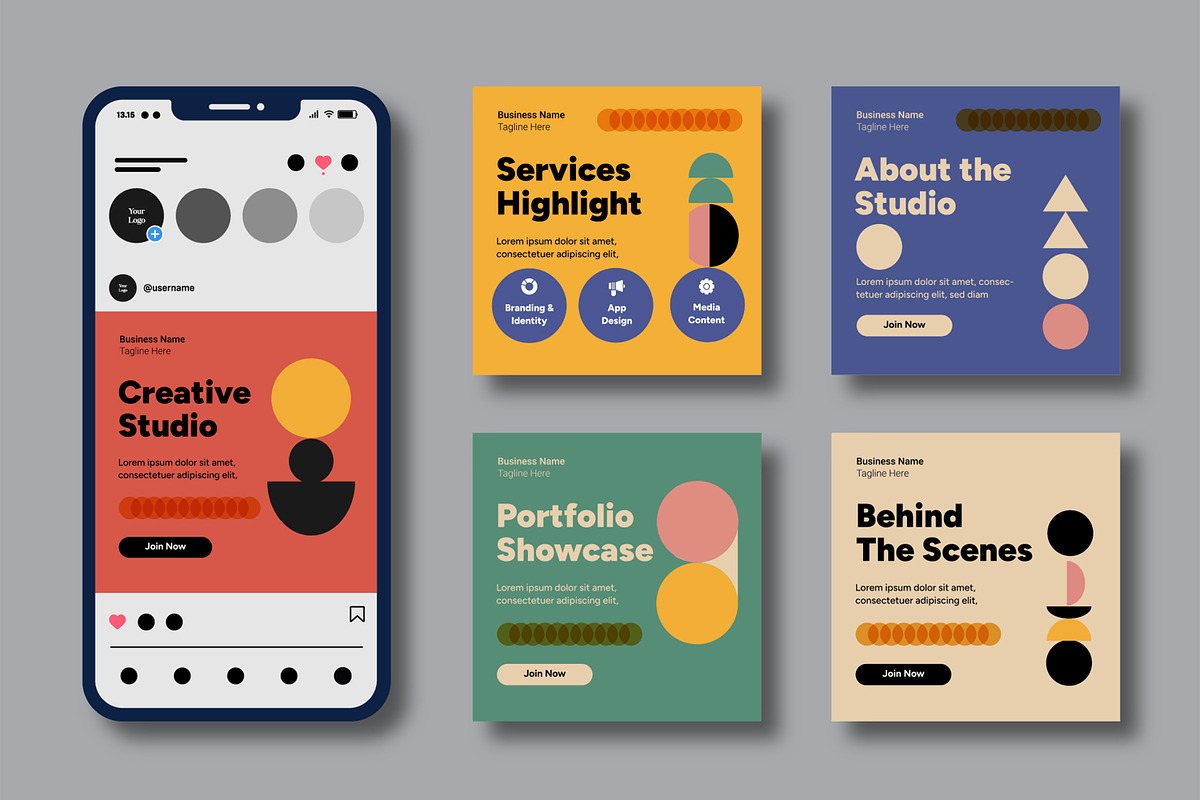 Creative Studio Social Media Post, a Social Media Template by MightyDesign (Photo 1 of 8)