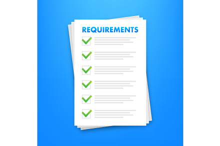 Requirements specifications document, a Finance Illustration by DG-Market