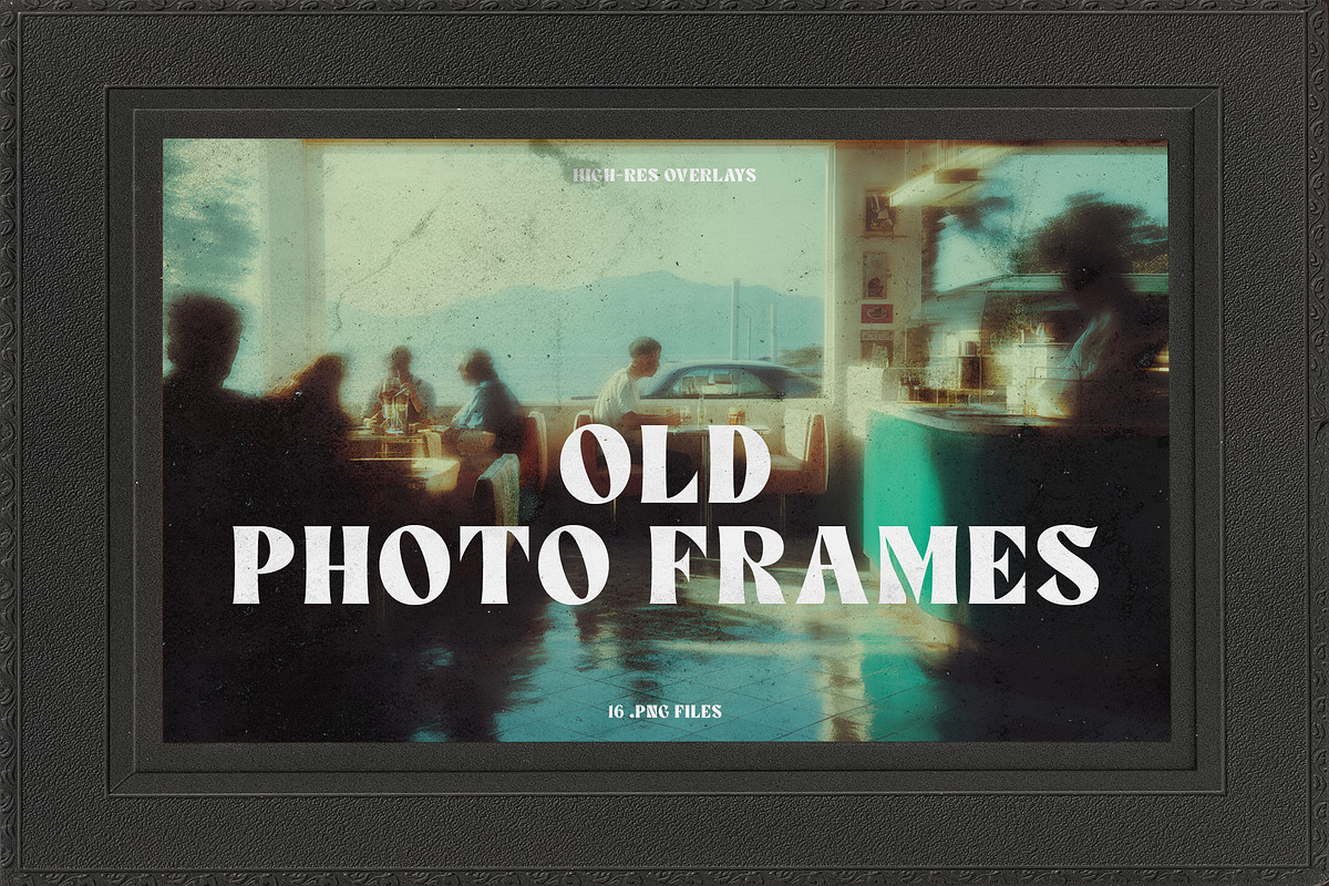 16 Old Photo Frames Isolated Objects, an Object Graphic by smishura (Photo 1 of 5)