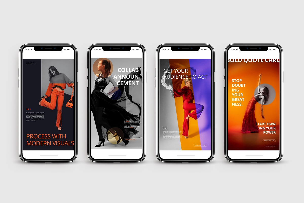 150 Animated Canva Instagram Bundle, a Social Media Template by TheBrightGrap (Photo 3 of 12)