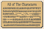 Helvine 3D, a Serif Font by Craft Supply Co. (Thumbnail 8 of 8)