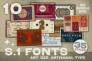 Season 1 Artifact Font Collection, a Serif Font by Artifact Bazaar (Thumbnail 1 of 7)