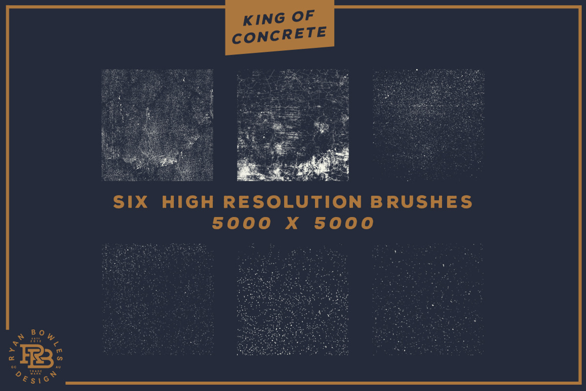 Concrete Texture Brush Pack, a Texture Graphic by RyanBowlesDesign (Photo 4 of 5)