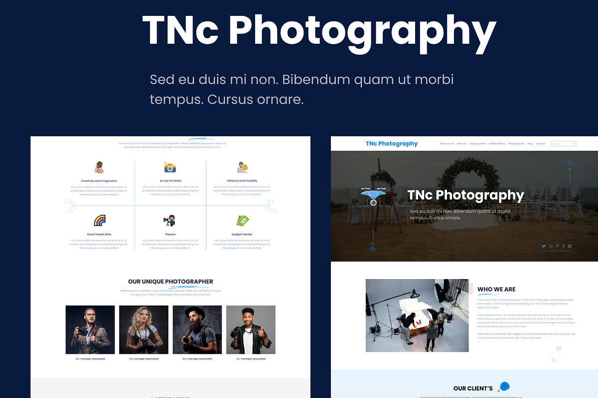 Photographer - Photography Template, a HTML Template by TNCFlow (Photo 4 of 5)