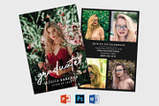Graduation Announcement Template, a Card Template by Designscozy (Thumbnail 2 of 5)