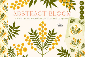 Abstract Bloom - Floral Vector Set