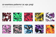 Flecktarn Camo Seamless Patterns, a Pattern Graphic by 3Y_Design (Thumbnail 2 of 6)