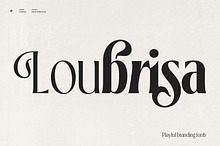 Loubrisa - Playful Branding Fonts