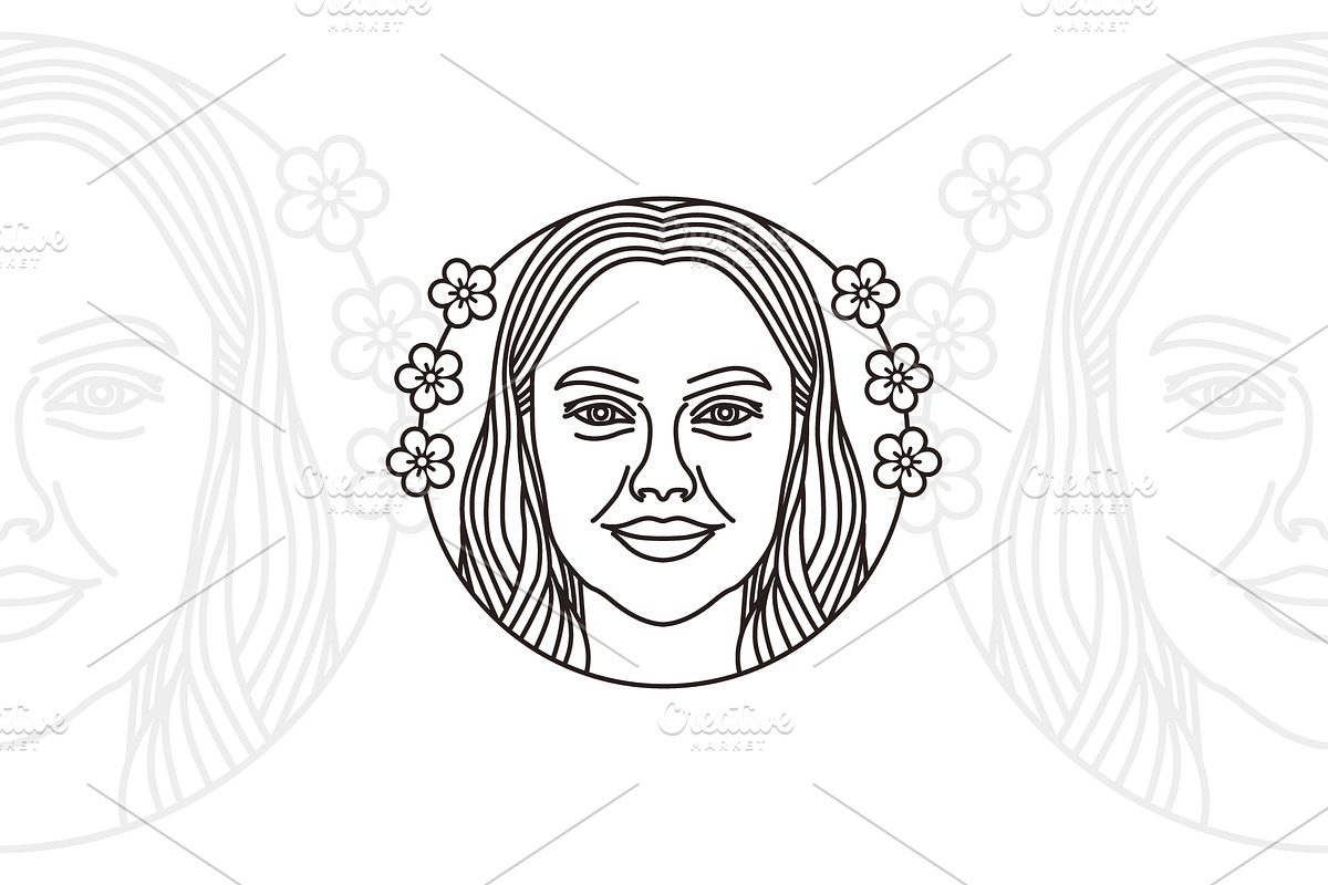 Pretty Woman Logo, a Branding & Logo Template by Atlantis X Nurman Arbai (Photo 1 of 2)