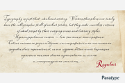 Aphrosine, a Script Font by Paratype (Thumbnail 4 of 8)