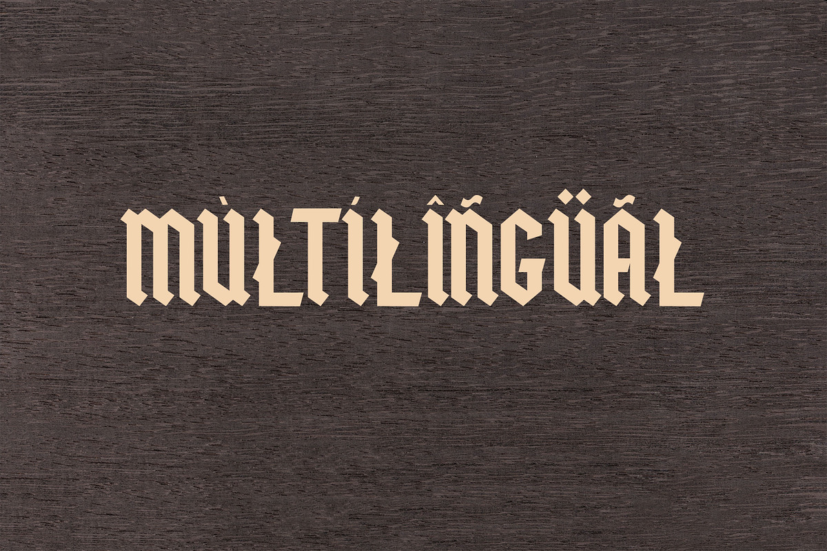 Halkind Blackletter Font, a Blackletter Font by Canden Meutuah (Photo 7 of 8)