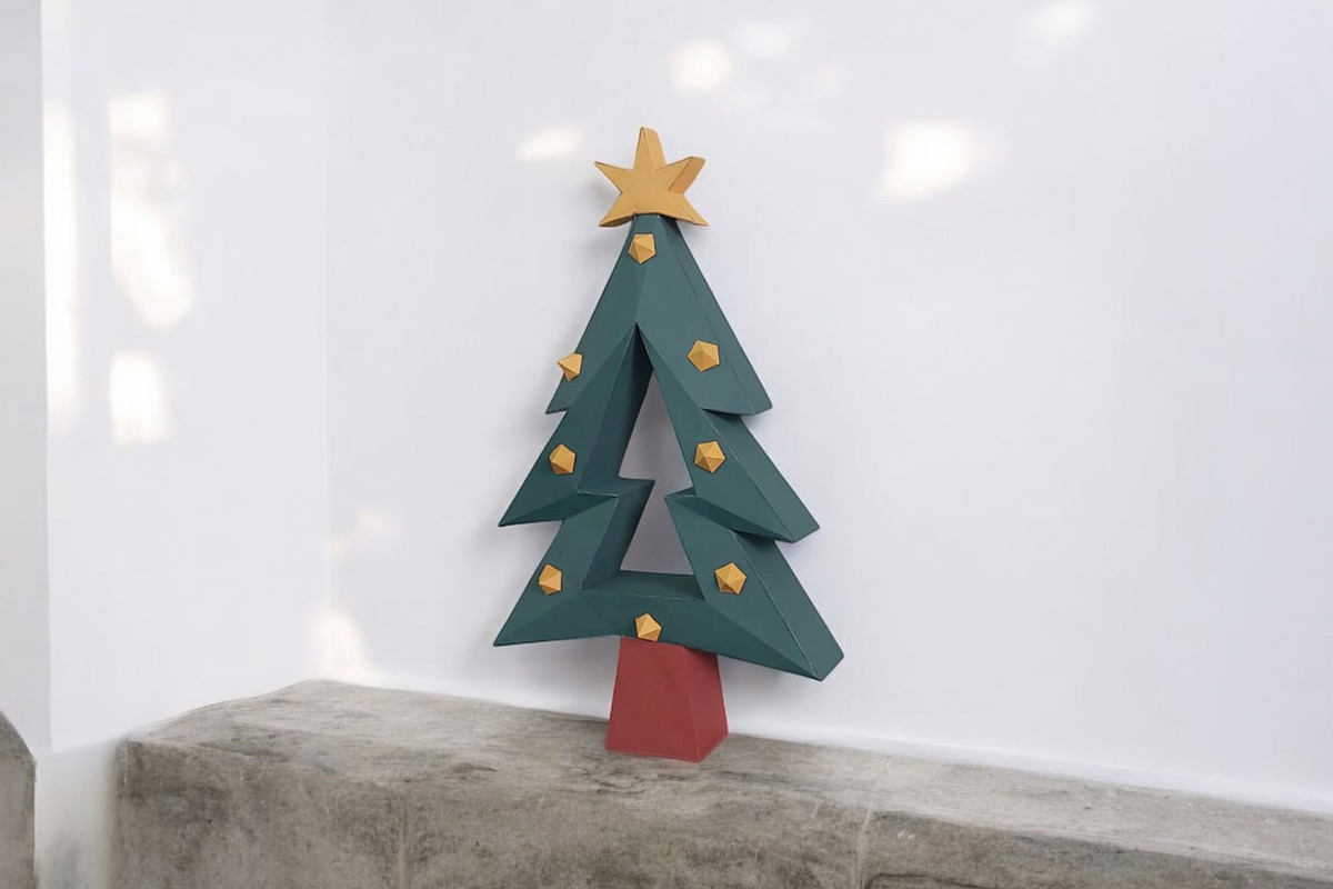 Christmas Tree - 3d papercraft, a Print Template by PAPER amaze (Photo 2 of 4)