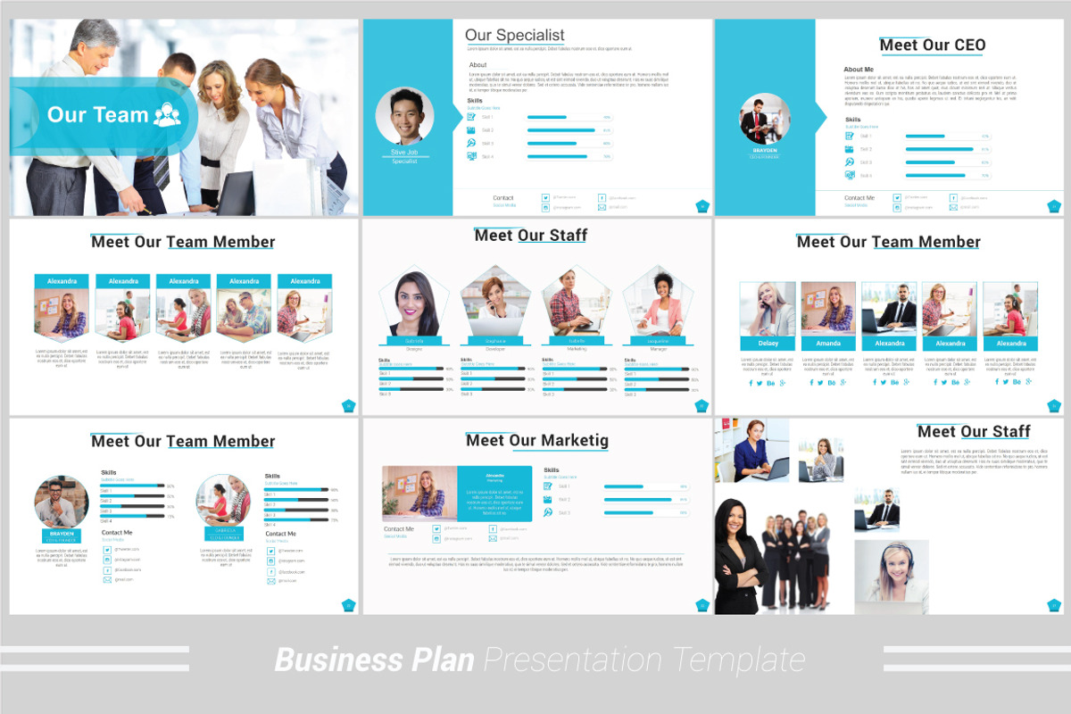 Business Plan Keynote Template, a Presentation Template by Presentation Official (Photo 4 of 20)