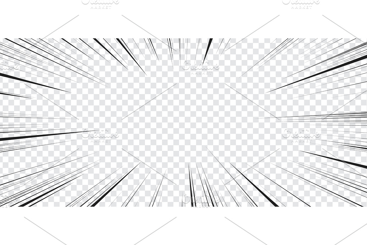Manga background, comics effect, an Illustration by Buch&Bee