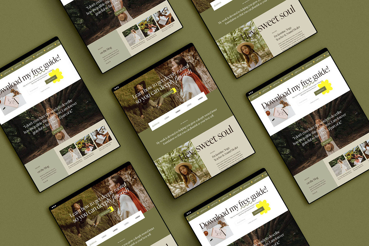 Rooted Squarespace Website Template, a Squarespace Template by The Humanista Co. (Photo 2 of 20)