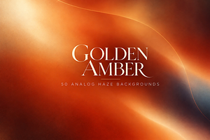 Golden Amber Analog Haze Backgrounds