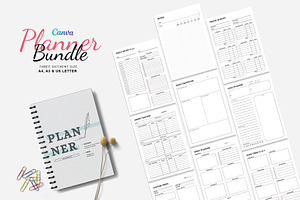 Ultimate Planner Bundle Pack Vol.67, a Stationery Template by Design Zone