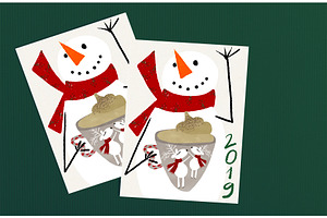 Pack Of 12 Christmas Cards