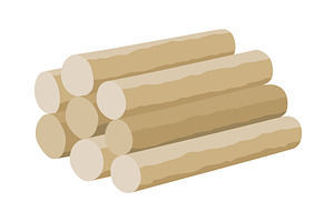Building material. Heap of, an Object Illustration by Things for designers
