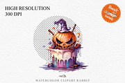 Halloween Cake Spooky Baking Clipart, a Seasonal Illustration by Rabbit Heart (Thumbnail 2 of 10)