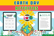 Earth Day Activities Worksheets, a Templates & Theme by Premium Digital Templates (Thumbnail 1 of 4)