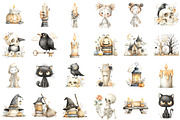 Vintage Creepy Halloween Clipart Bun, an Illustration by Sublimation Artist (Thumbnail 2 of 6)