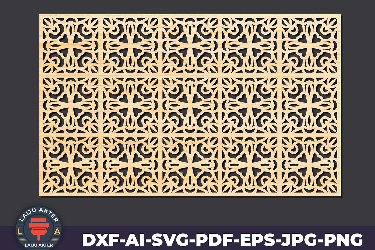 Ornament Pattern SVG for Cutting, an Illustration by LaijuAkter (Photo 1 of 2)