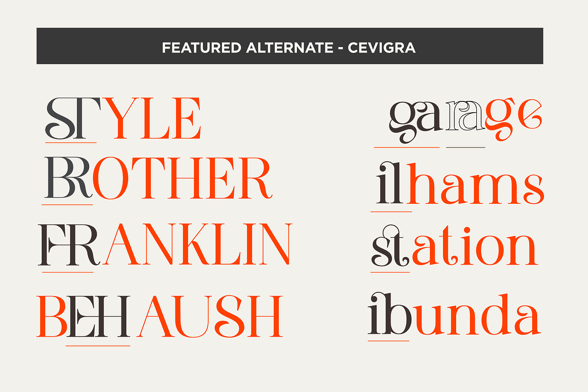 Cevigra Elegant Serif Font, a Serif Font by Graphicxell (Photo 5 of 11)