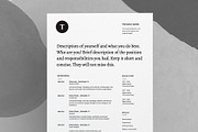 Opus | Modern Resume Template / CV, a Resume Template by Resumodo (Thumbnail 1 of 8)