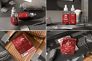 38 Barbershop Saloon Branding Mockup, an Advertising Mockup by Vitora Mockup (Thumbnail 8 of 13)