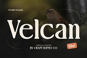 Velcan Blur, a Serif Font by Craft Supply Co. (Thumbnail 1 of 8)
